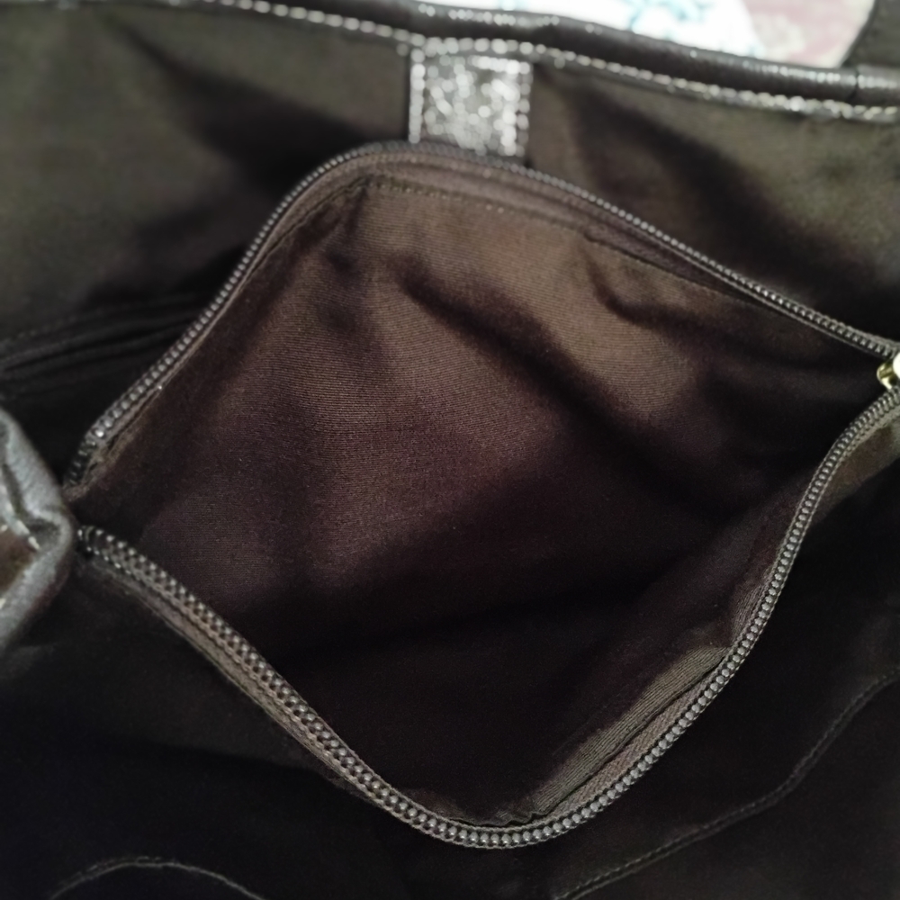 Coach Brown and Tan Tote Bag - Picture 4 of 5